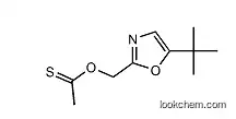 Molecular Structure of 1211517-55-3 (Ethanethioic acid, O-[[5-(1,1-diMethylethyl)-2-oxazolyl]Methyl] ester)
